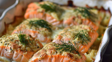 Healthy High-Protein Salmon Bake
