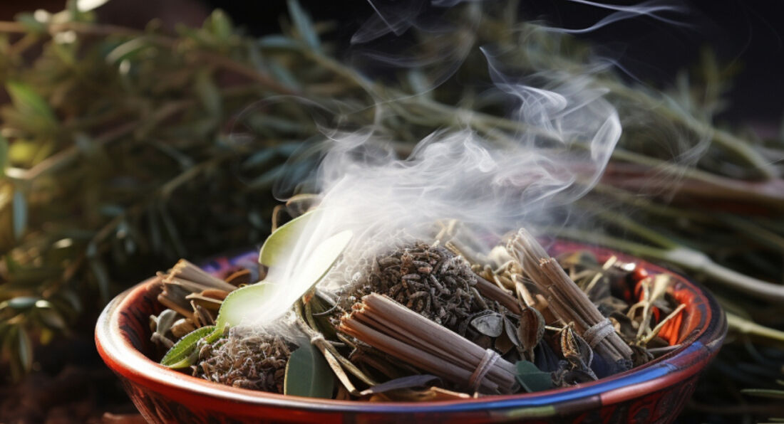 How to get rid of negative energy with burning sage