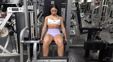 Bikini Competitor Tereza Simeonova Trains Legs in a Busy Gym!