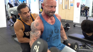 Watch How 7 Times Mr London Nav Trains Upper Body With Bodybuilding Competitor Andy Boulton