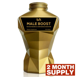 LA Muscle Male Boost, testosterone and confidence booster. 2 month supply