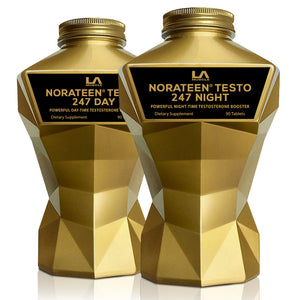 LA Muscle Norateen 247 Day & Night. Powerful day and night time testosterone boosters.